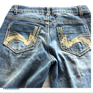 Desert Revival Straight Leg Embroidered‎ Jeans Size 10 EUC